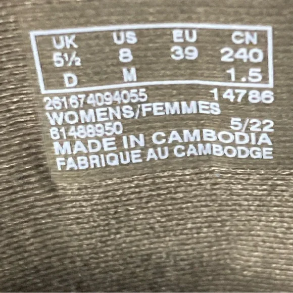 Clarks Women's Calla Green Suede Size 8 Ankle Boots Buckle Side Zip - Picture 12 of 14